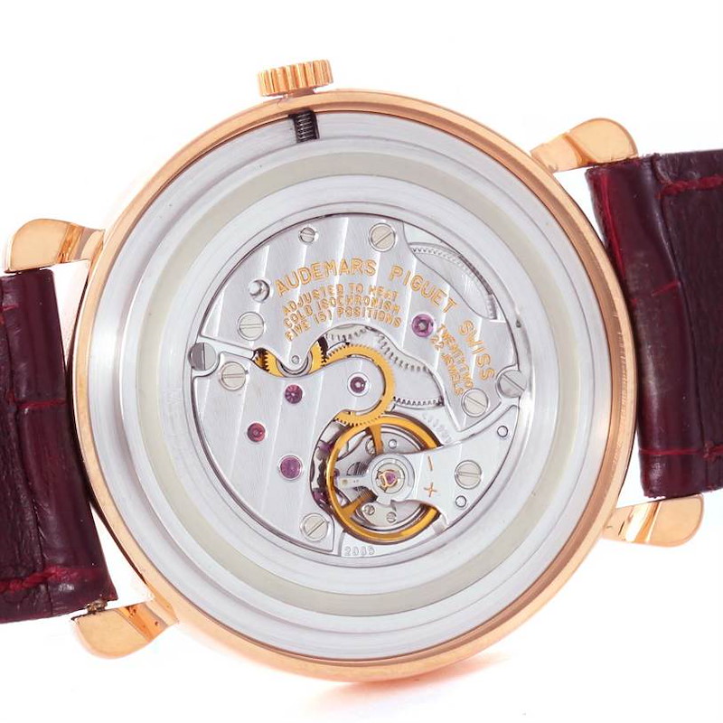 Audemars Piguet Vintage 18K Rose Gold Round Limited Edition Watch