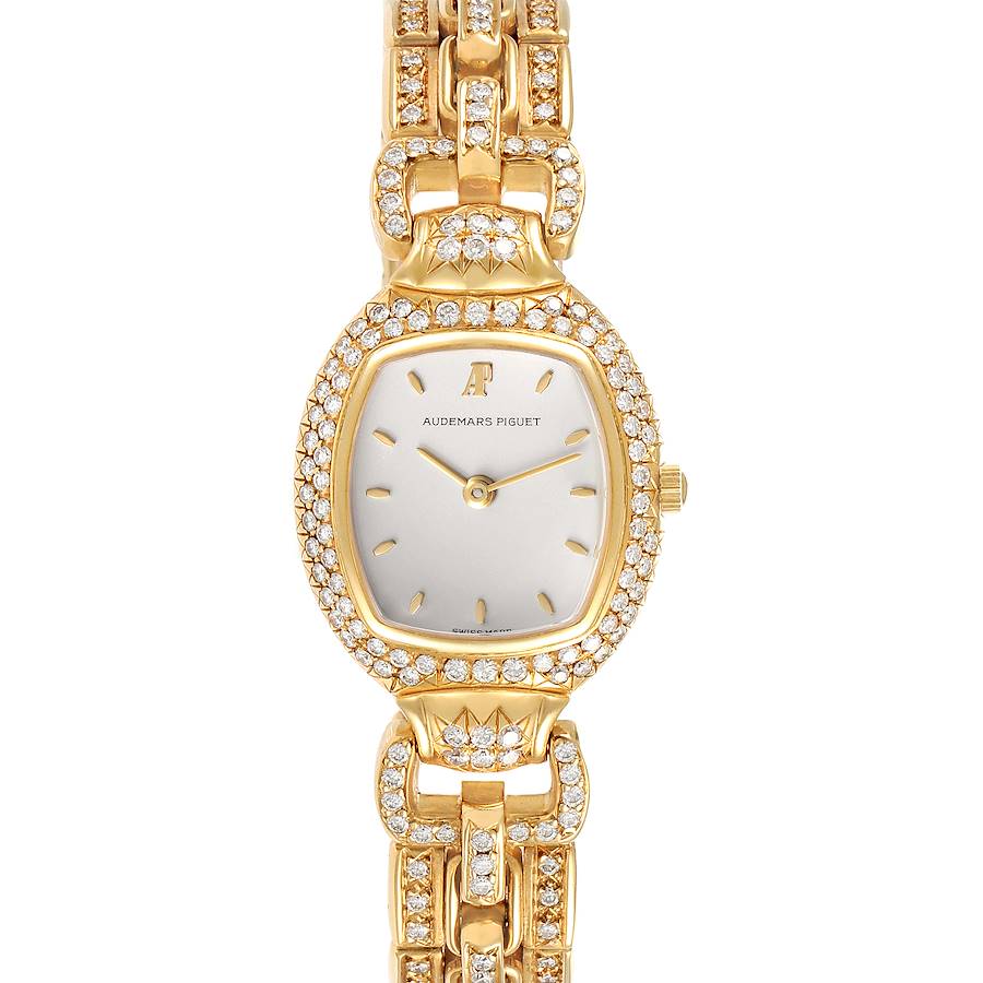 Audemars Piguet Audemarine Yellow Gold Diamond Ladies Watch 66474