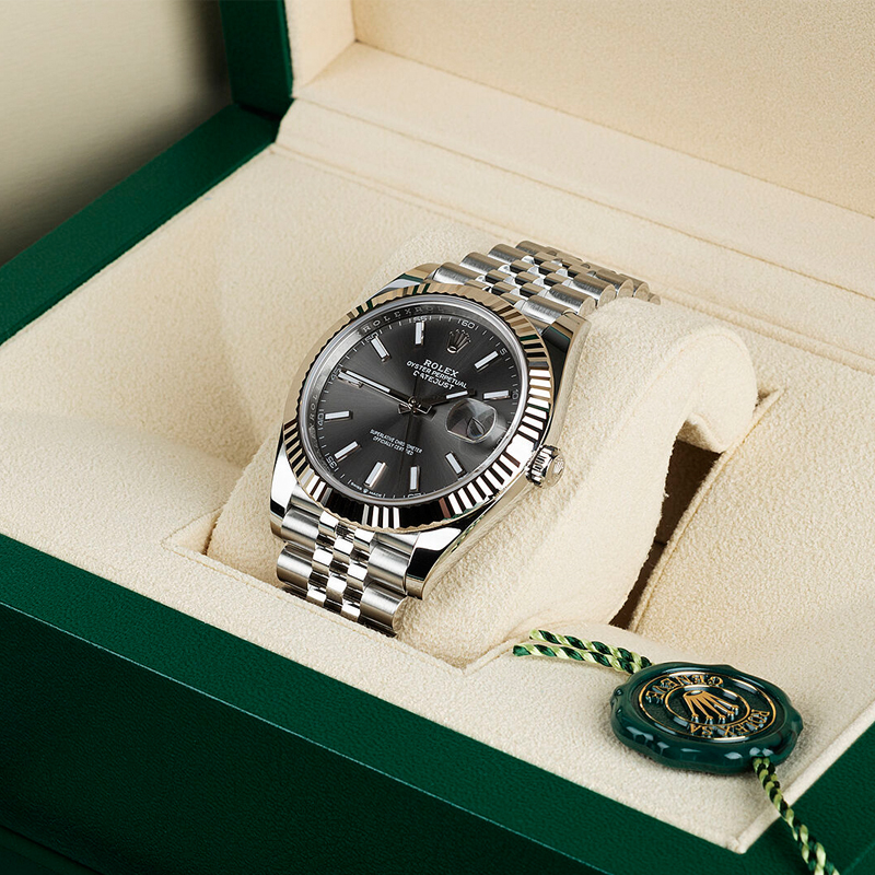 Rolex datejust 41 jubilee bracelet and white gold rhodium M126334-0014