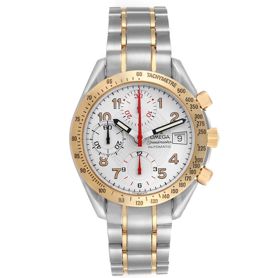 Omega Speedmaster Japanese Market LE Steel Yellow Gold Watch 3313.33.00 Card
