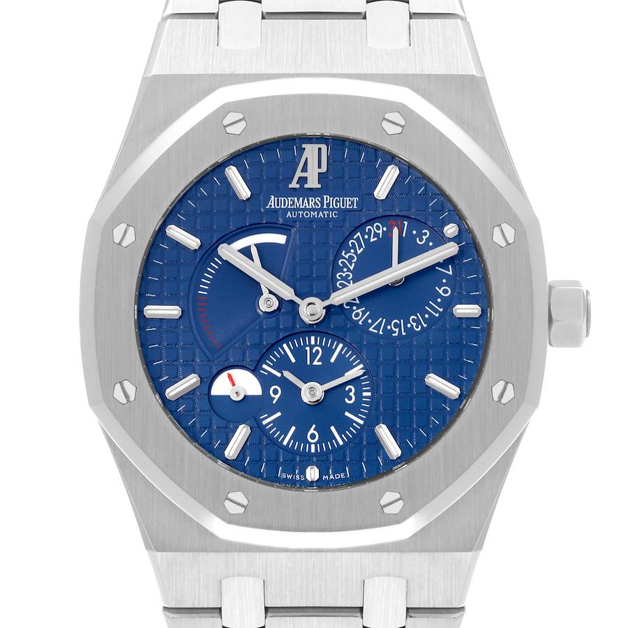Audemars Piguet Royal Oak Dual Time Power Reserve Mens Watch 26120ST