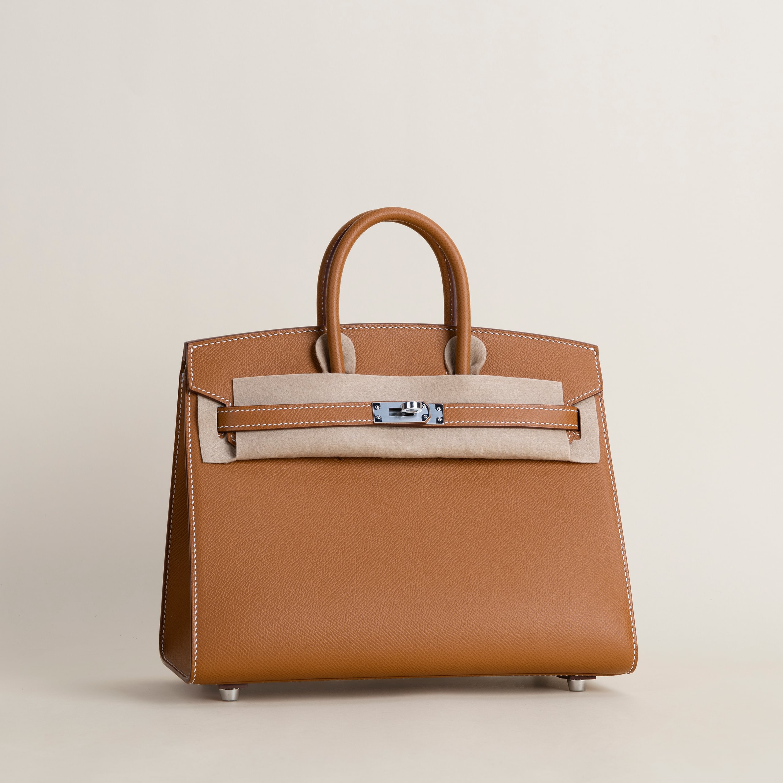 Birkin 25 epsom sellier gold PHW