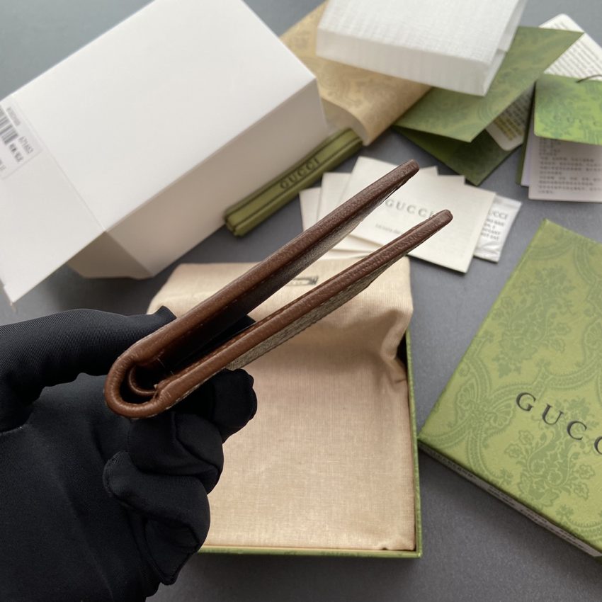 Replica Gucci Interlocking Wallet Brown
