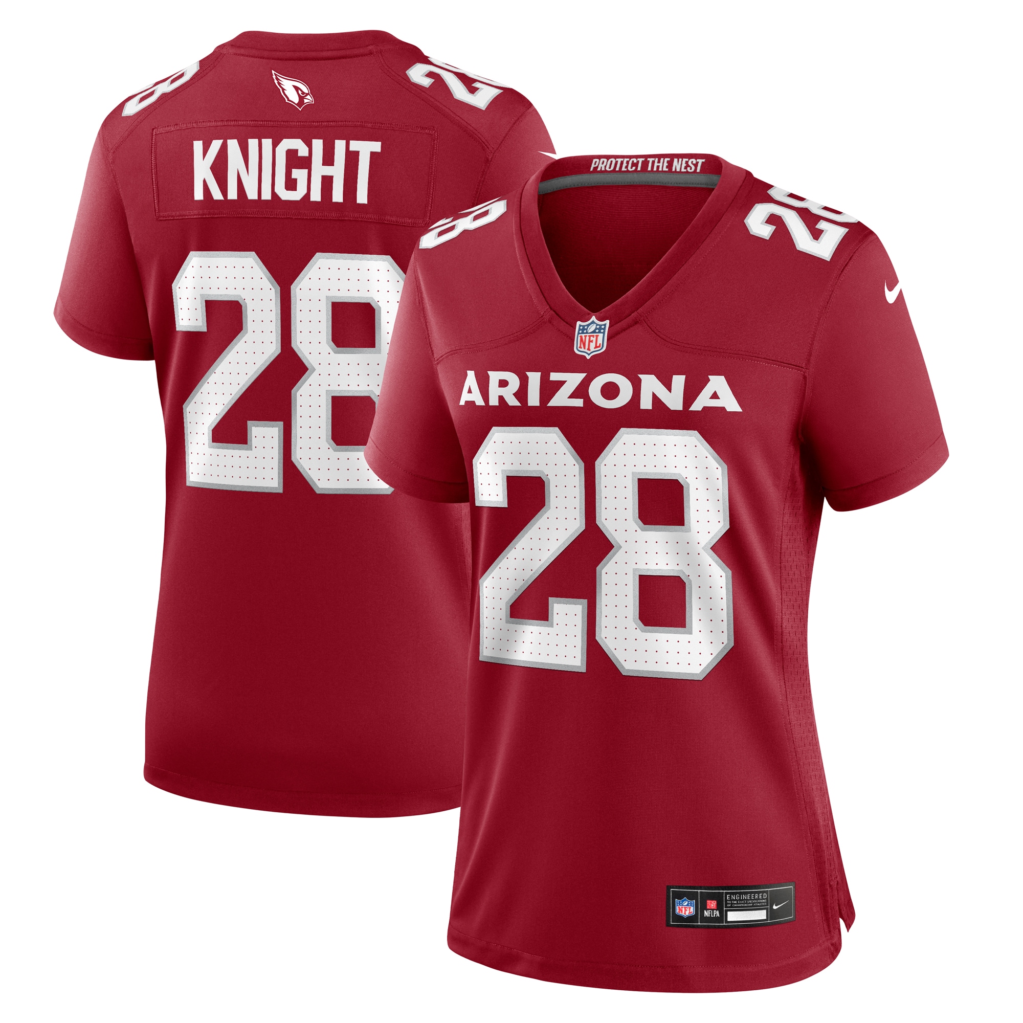 Qwuantrezz Knight Arizona Cardinals Nike Women's  Game Jersey -  Cardinal