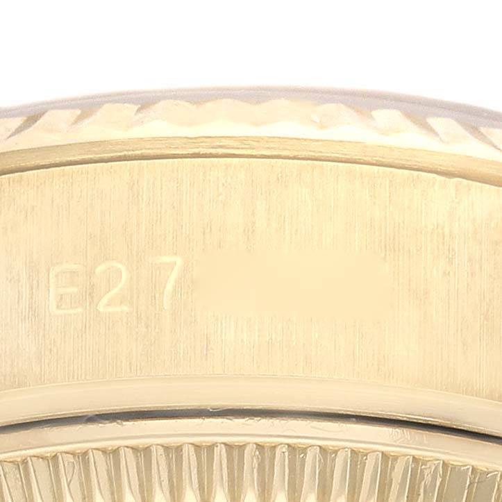 Rolex President Datejust 26 Yellow Gold White Dial Ladies Watch 69178