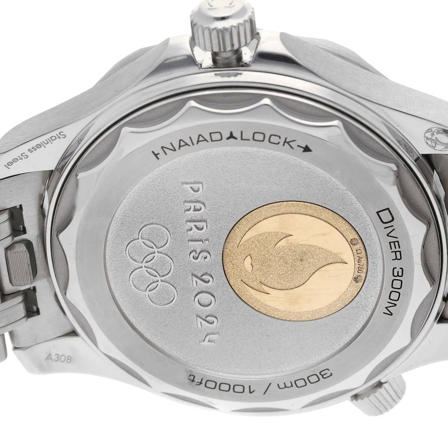 Omega Seamaster Paris 2024 Steel Yellow Gold Watch 522.21.42.20.04.001 Unworn
