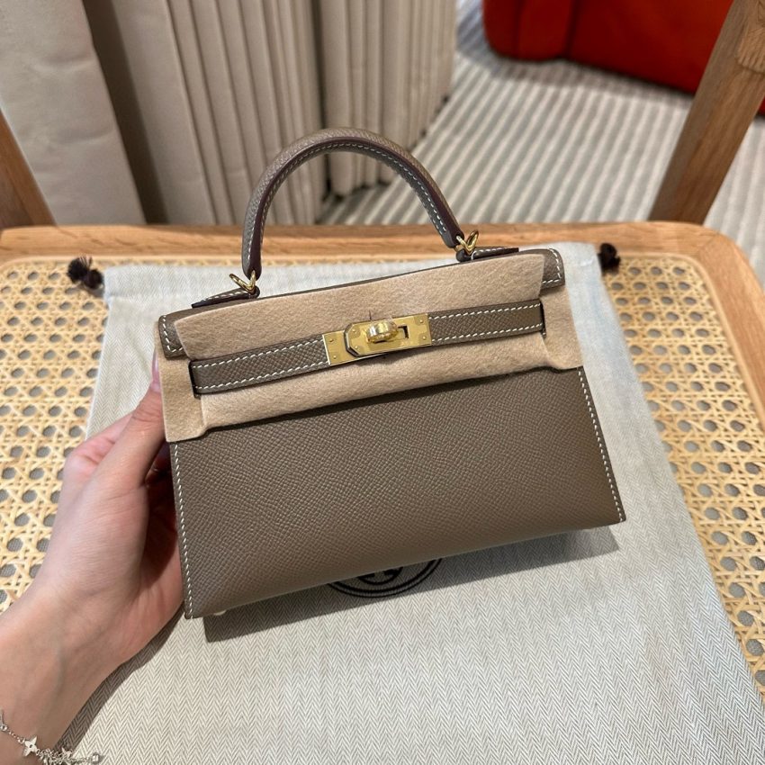 Replica Hermès Kelly Etoupe