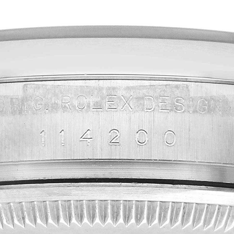 Rolex Air King 34mm White Dial Steel Mens Watch 114200