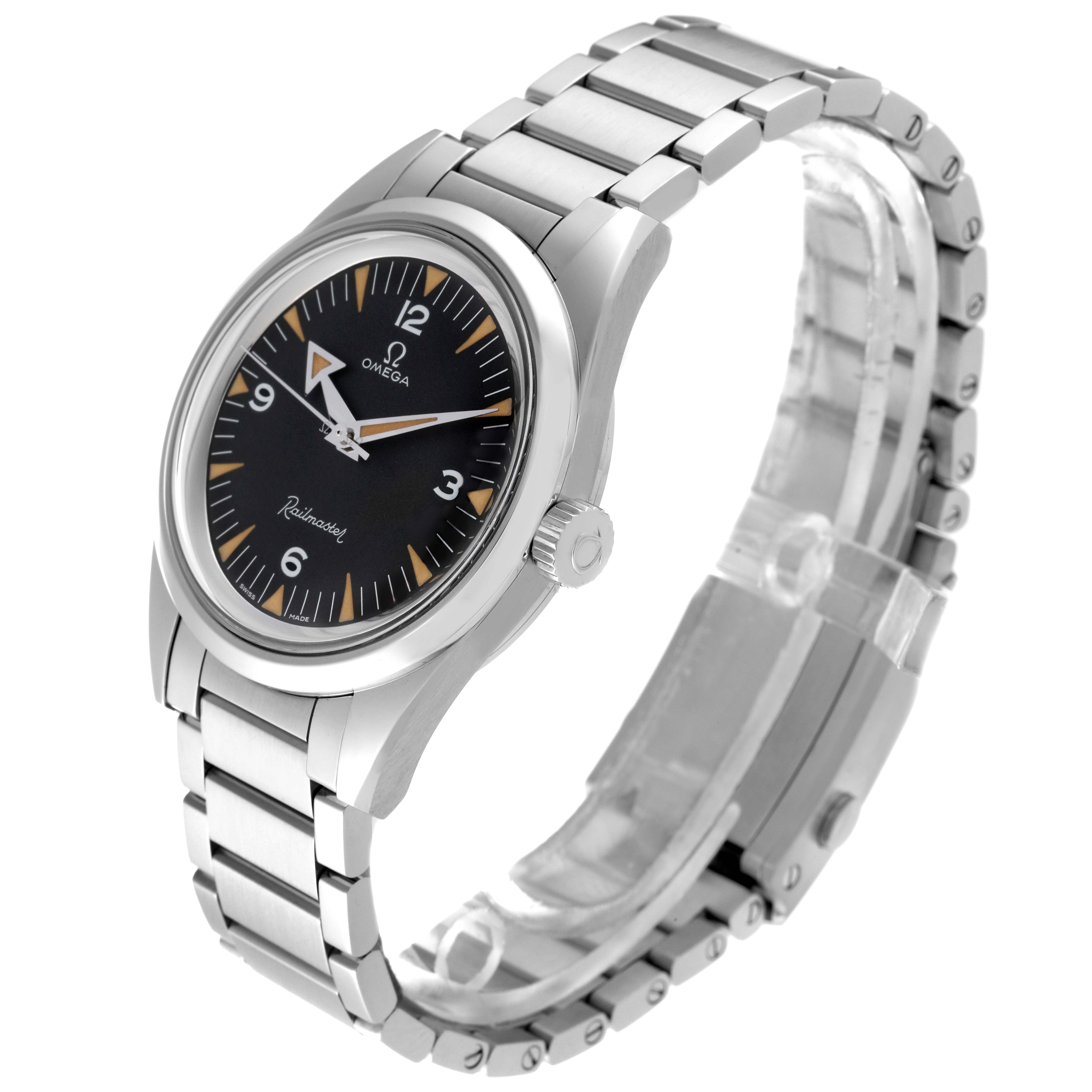 Omega Railmaster 1957 Trilogy Limited Edition Steel Mens Watch 38.0 MM 220.10.38.20.01.002