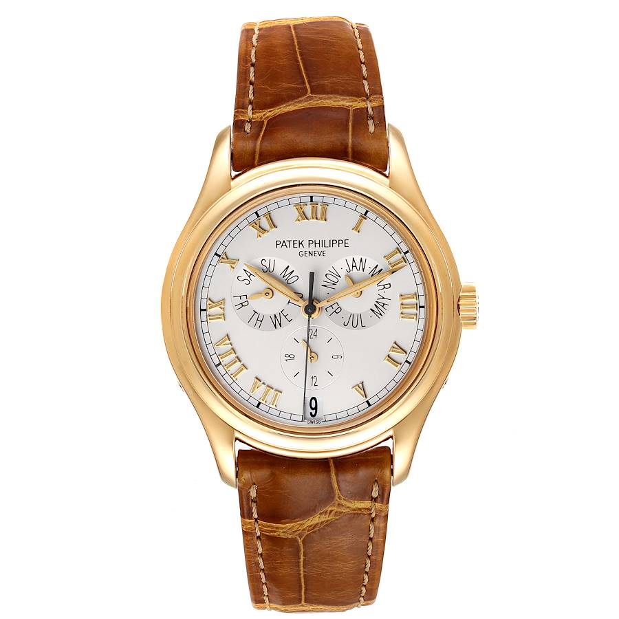 Patek Philippe Complicated Annual Calendar Yellow Gold Mens Watch 5035