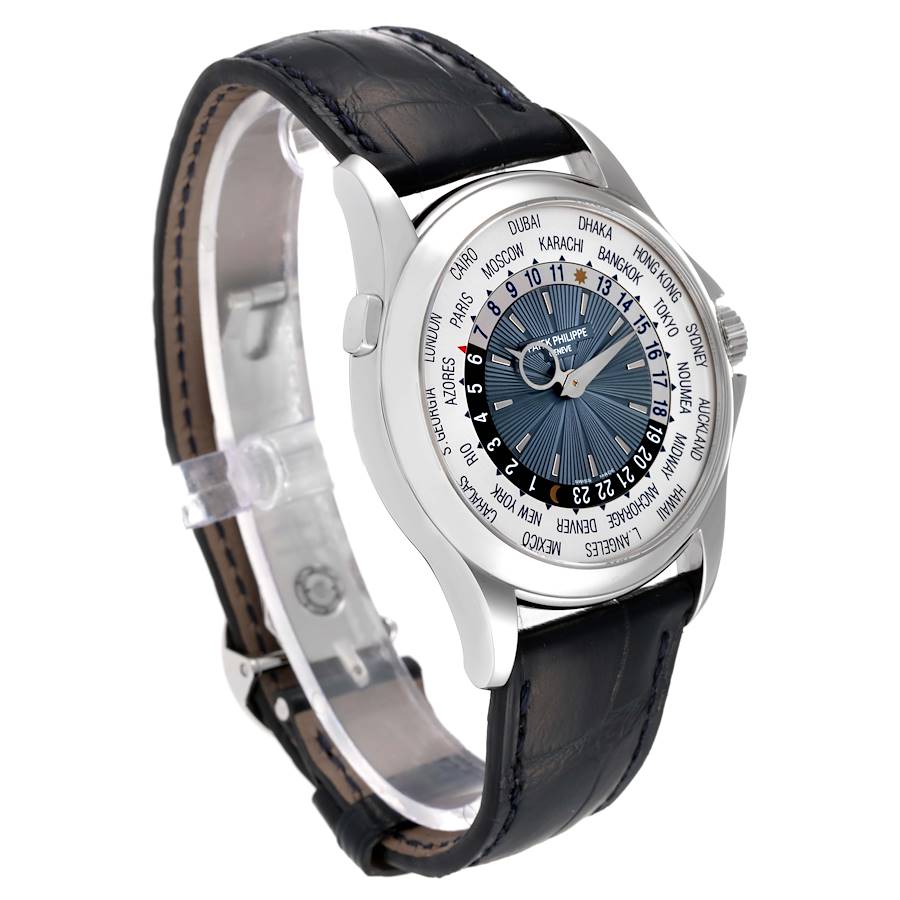 Patek Philippe World Time Complications Platinum Mens Watch 5130P