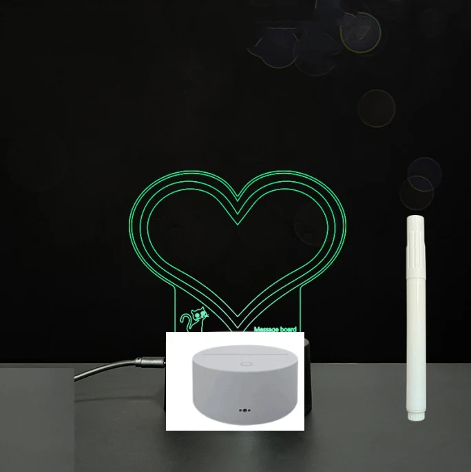 3D Acrylic Board Handwriting Message Board