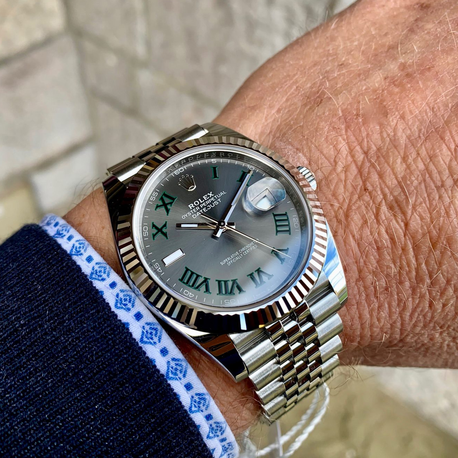Rolex Oyster/Jubilee Perpetual Datejust 41 Two-tone Wimbledon - M126333-0020/126333-0019 Brand Unworn