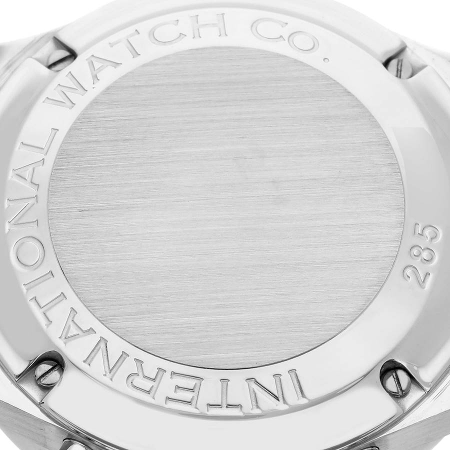 IWC Portuguese Chronograph Silver Dial Steel Mens Watch IW371401