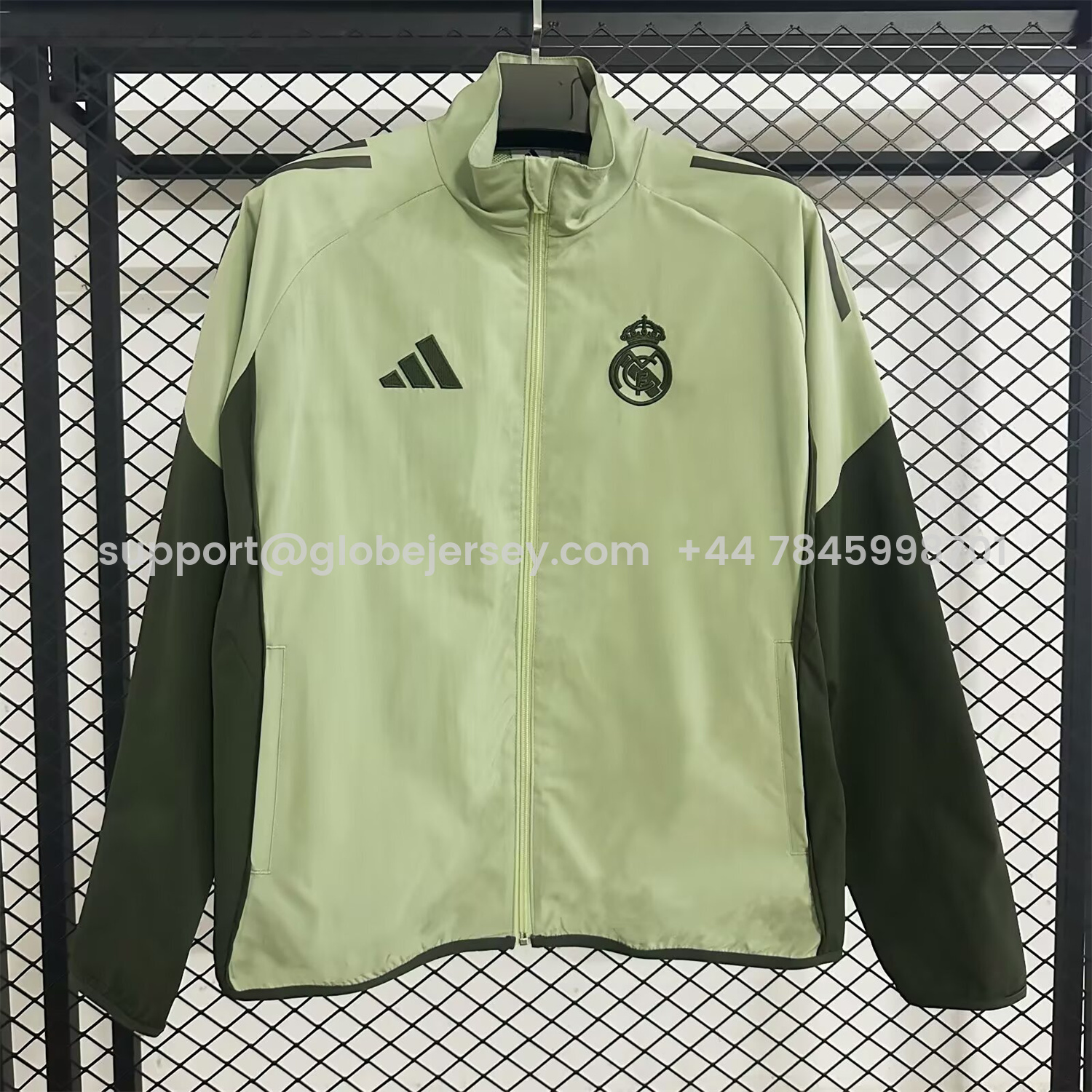 Real Madrid 25-26 Training Windbreaker Jacket - Yellow