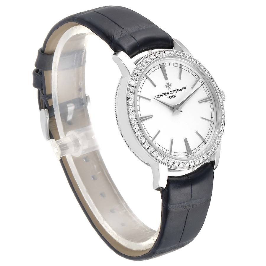 Vacheron Constantin Traditionnelle White Gold Diamond Ladies Watch 81590