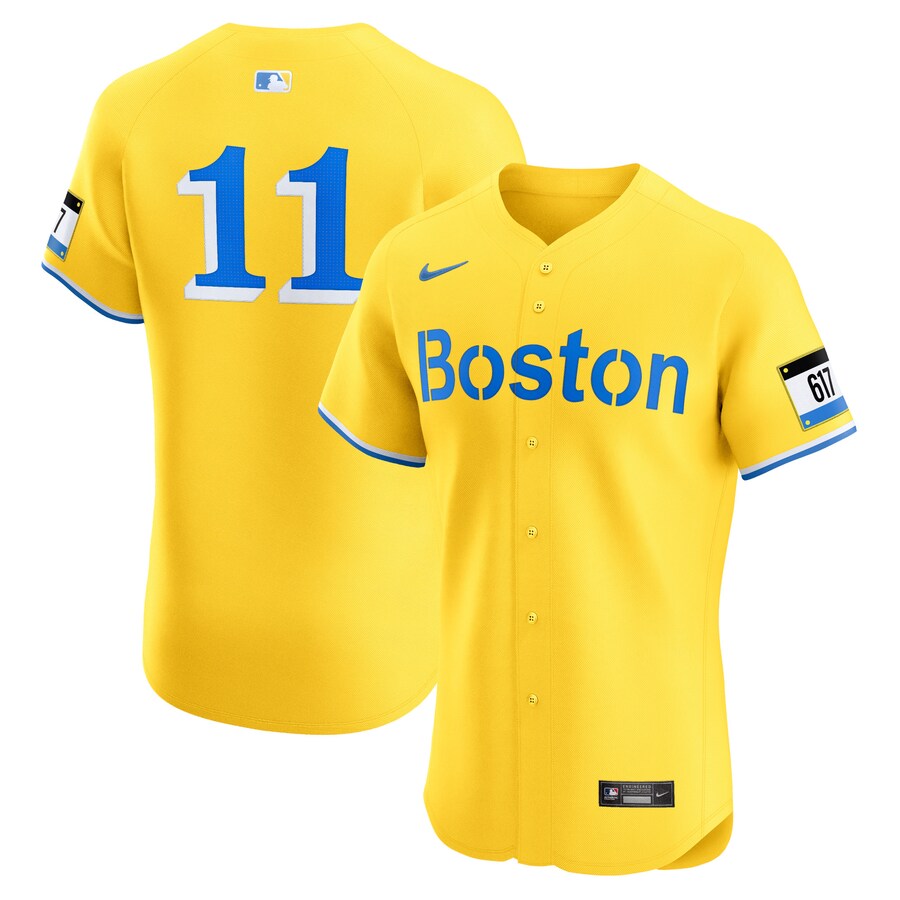 Rafael Devers Boston Red Sox City Connect Elite Jersey Gold