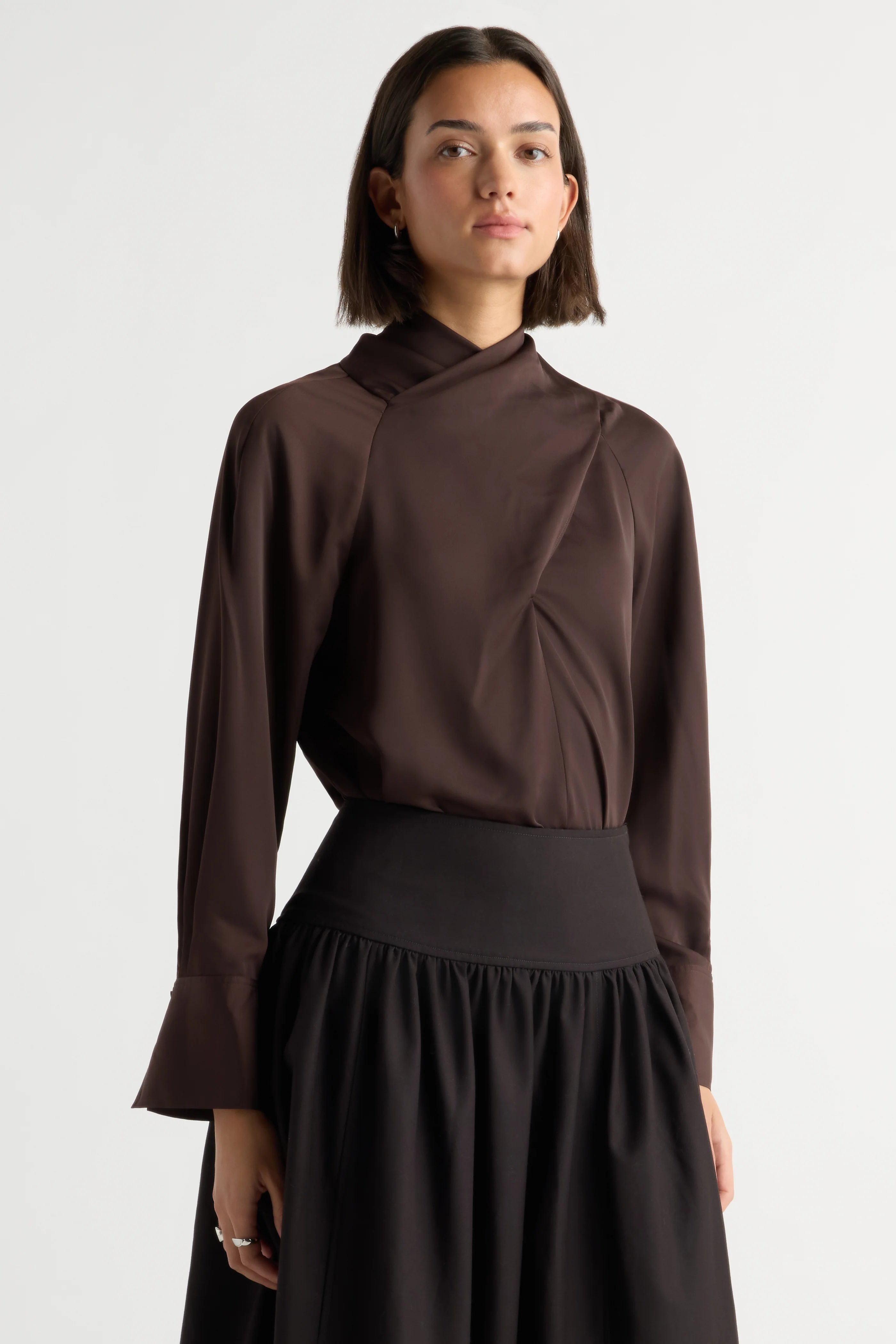 Josephine Scarf-Neck Blouse