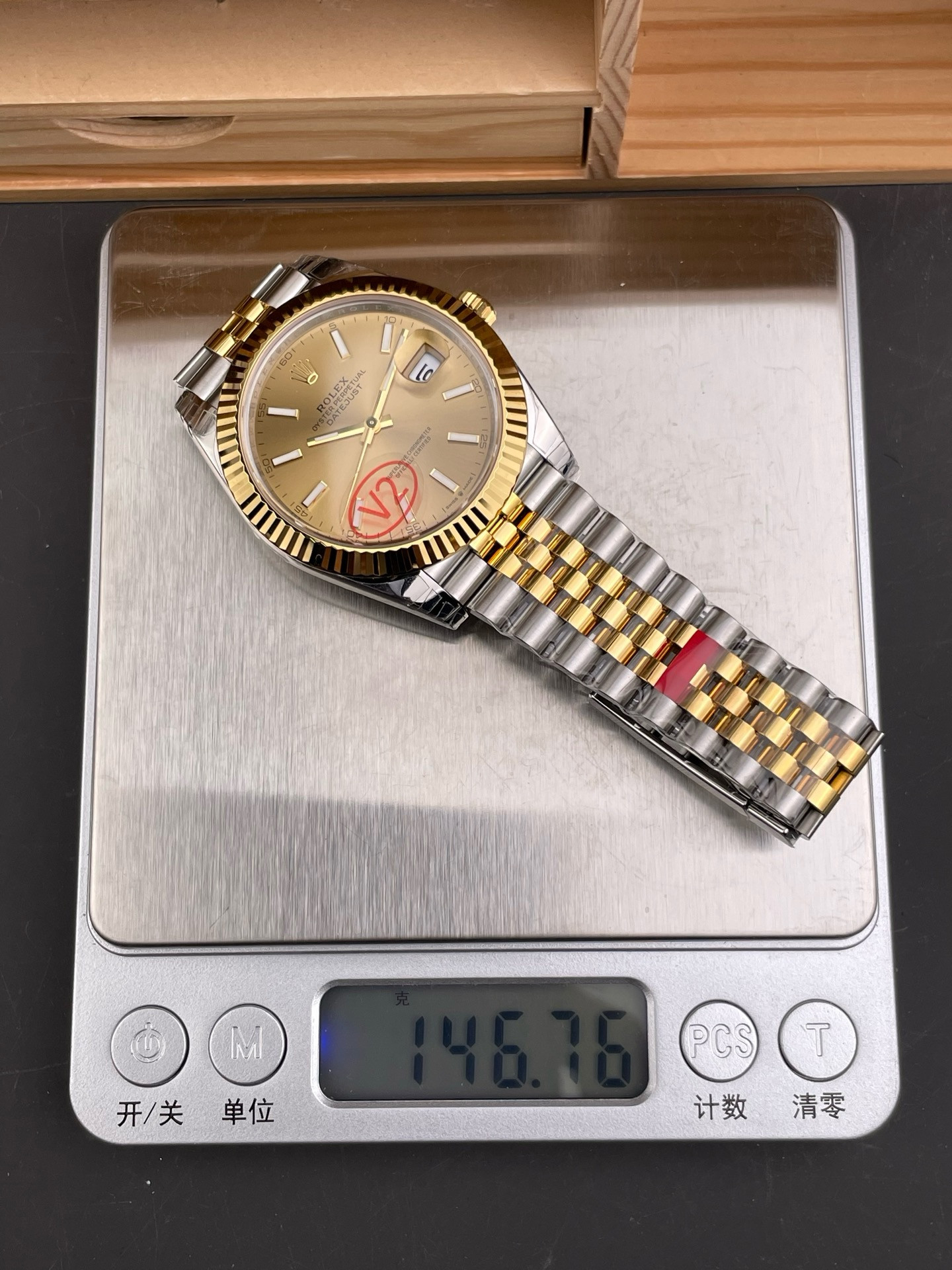 Two-Tone Datejust Champagne Dial V2