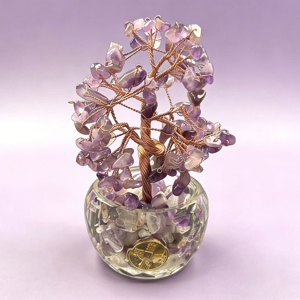 Amethyst Tree of Life: Calm the Mind, Boost Intuition & Protect Energy