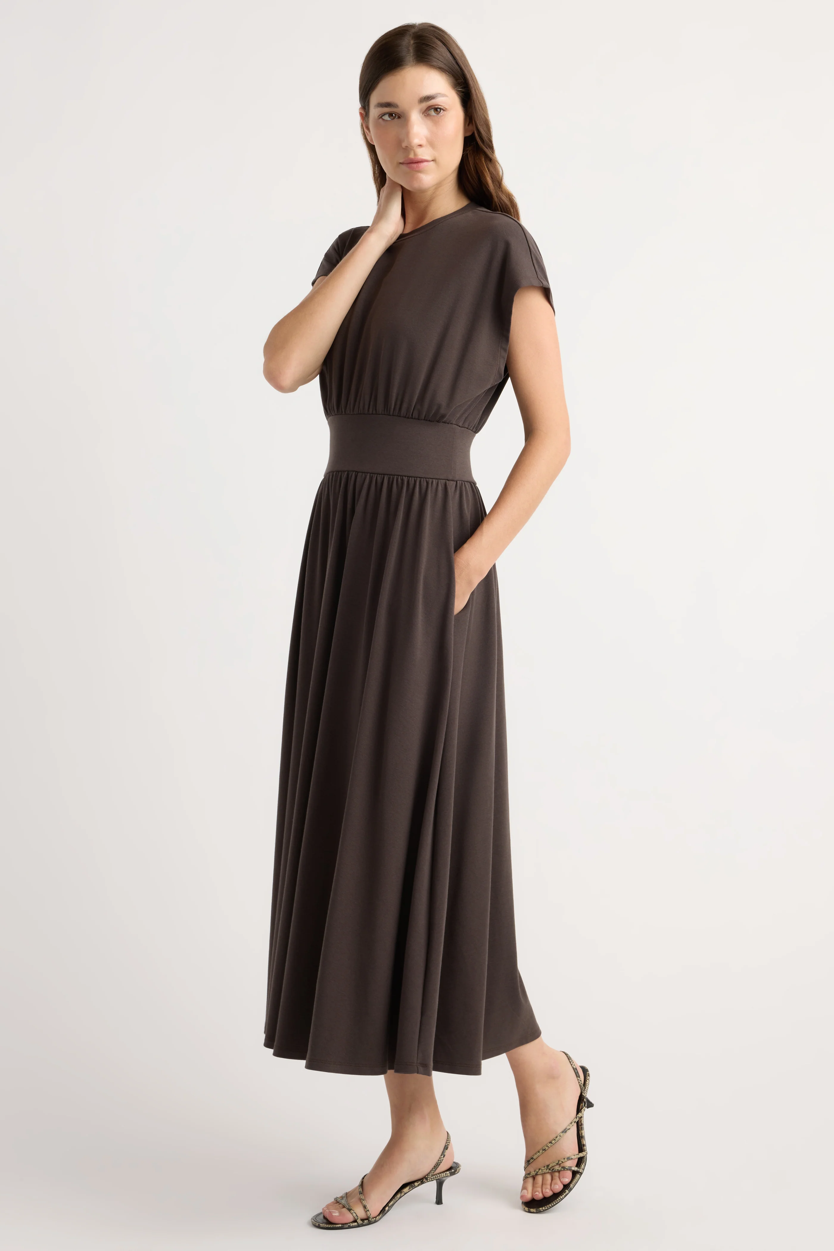Prima Jersey Midi Dress