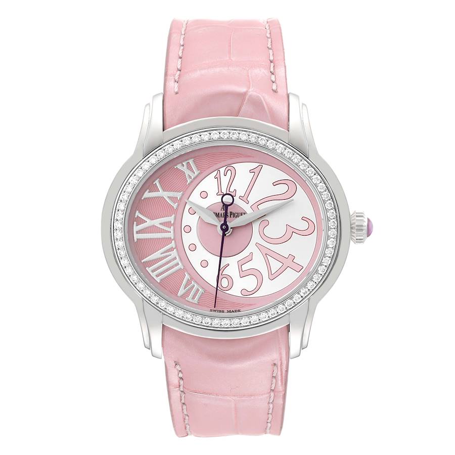 Audemars Piguet Millenary Steel Diamond Ladies Watch 77301ST