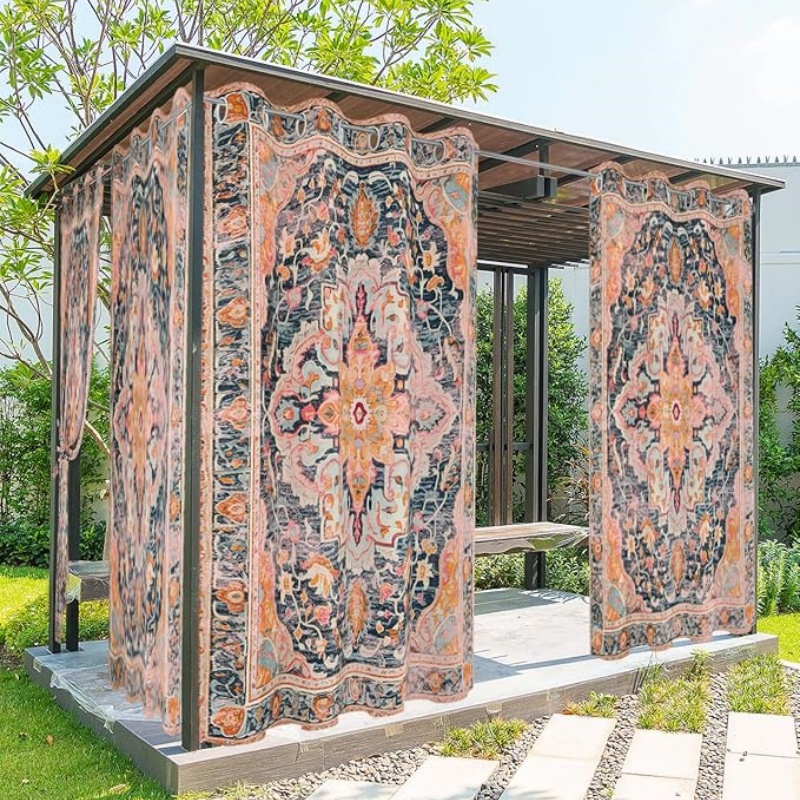 Rustic Boho Outdoor Curtains