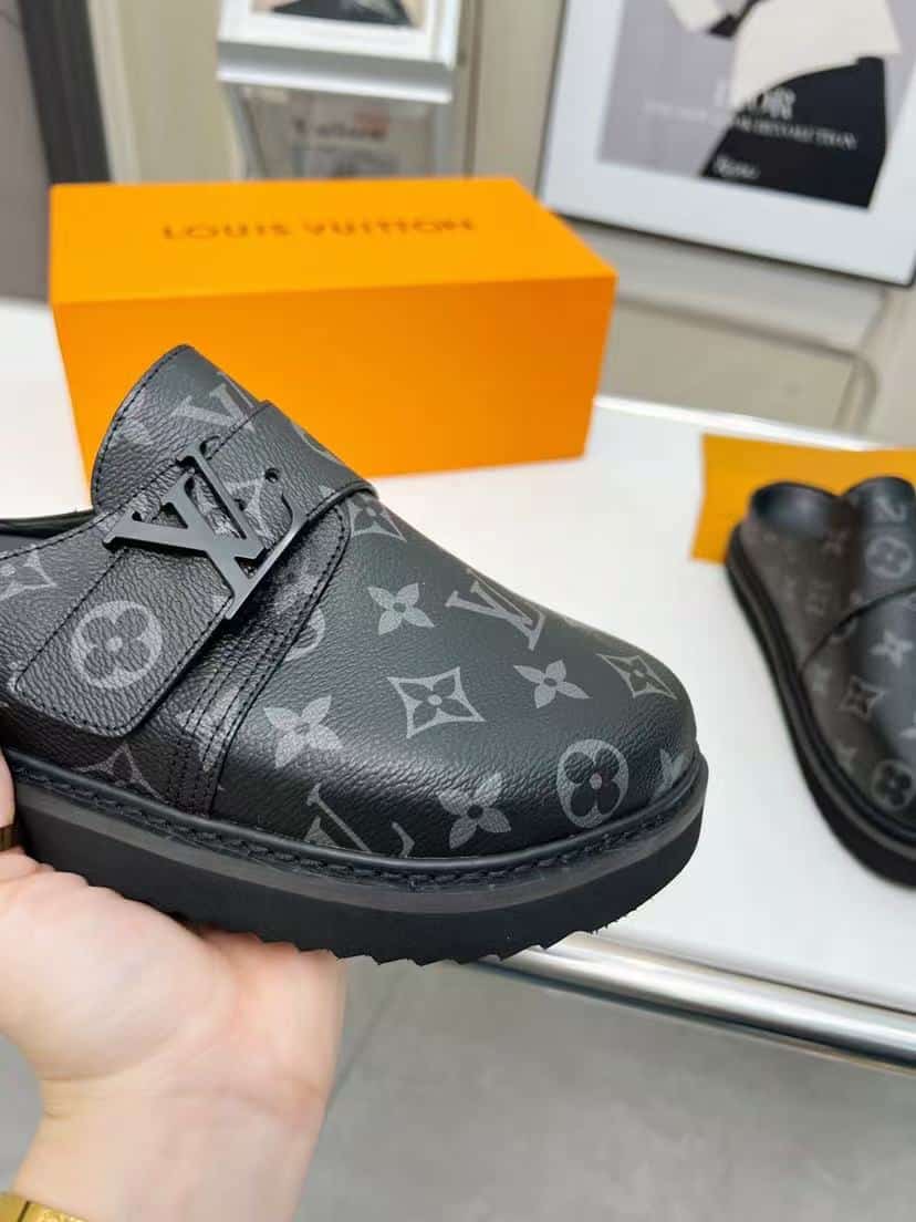 Louis Vuitton Lv Easy Mule Monogram Eclipse 1A8Wir
