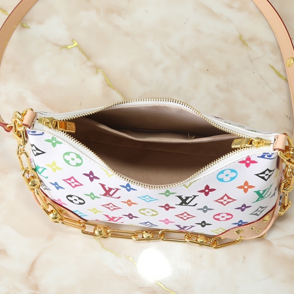 Louis Vuitton X Takashi Murakami Boulogne PM White 29Cm M27790