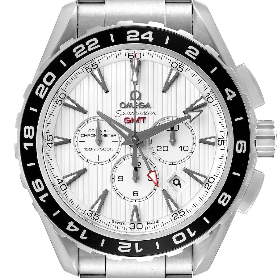Omega Seamaster GMT Chronograph Steel Mens Watch 231.10.44.52.04.001