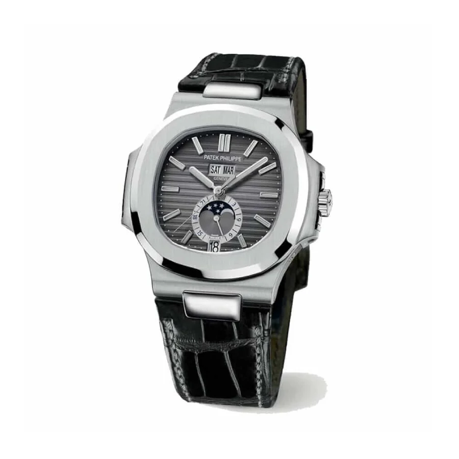 Patek Philippe Grey Leather 5960P-016 Super Clone