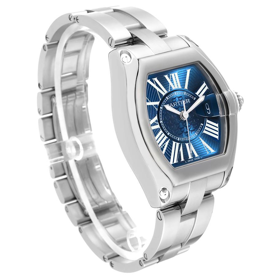 Cartier Roadster XL 100th Anniversary Steel Mens Watch W6206012