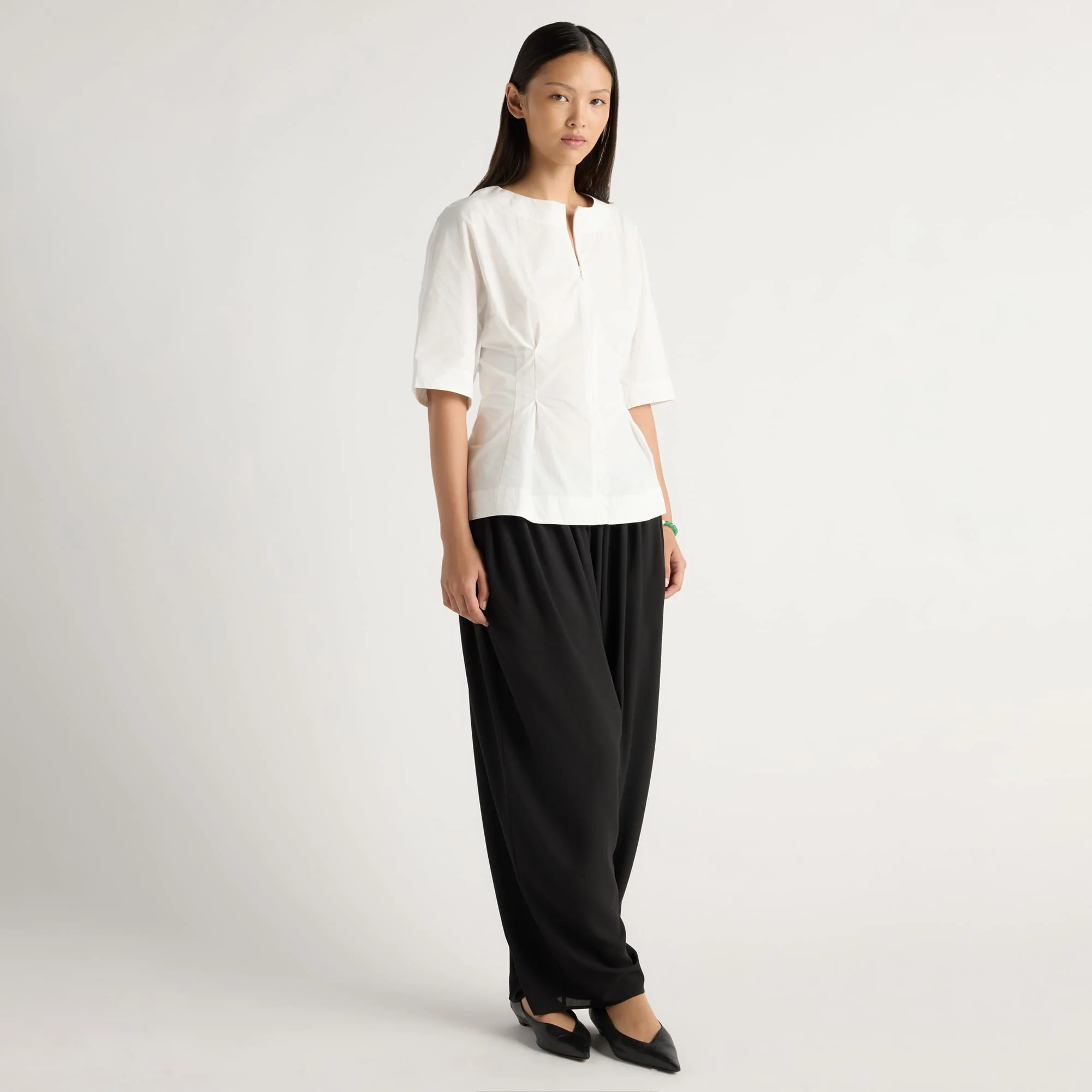 Alastair Shirred Balloon Pant