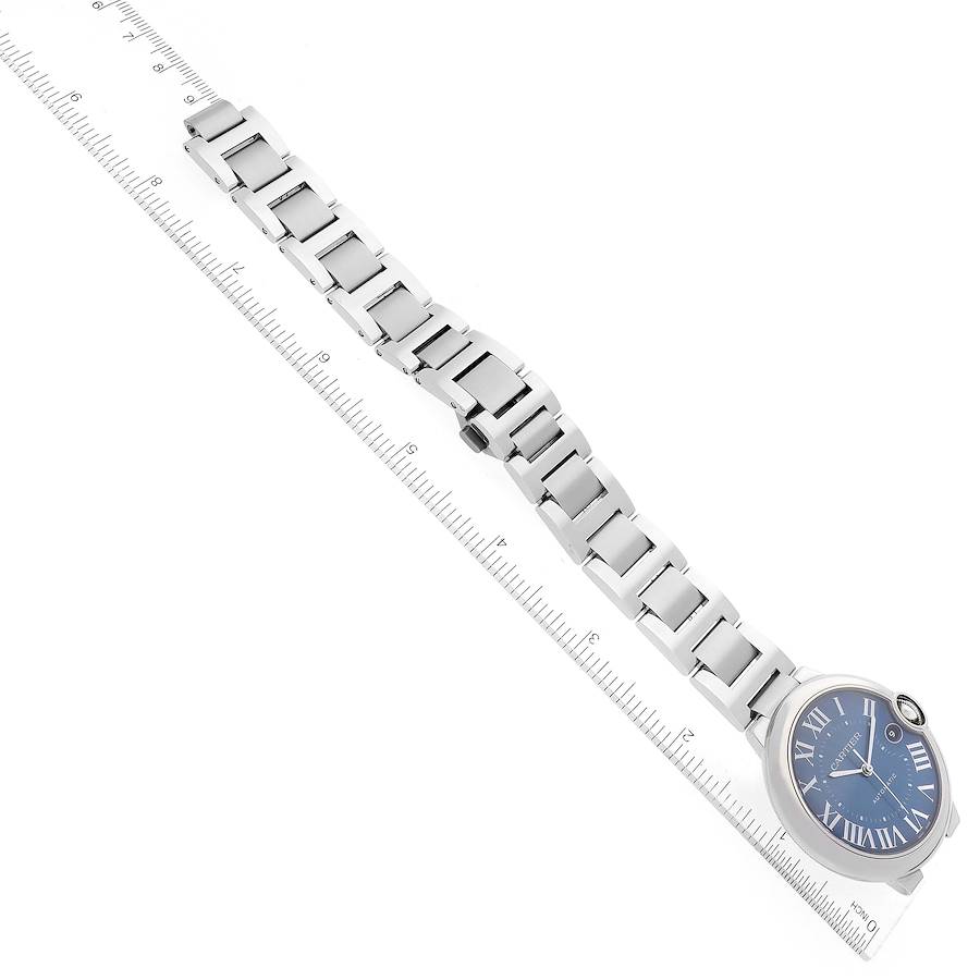 Cartier Ballon Bleu 40 Automatic Blue Dial Mens Watch WSBB0061