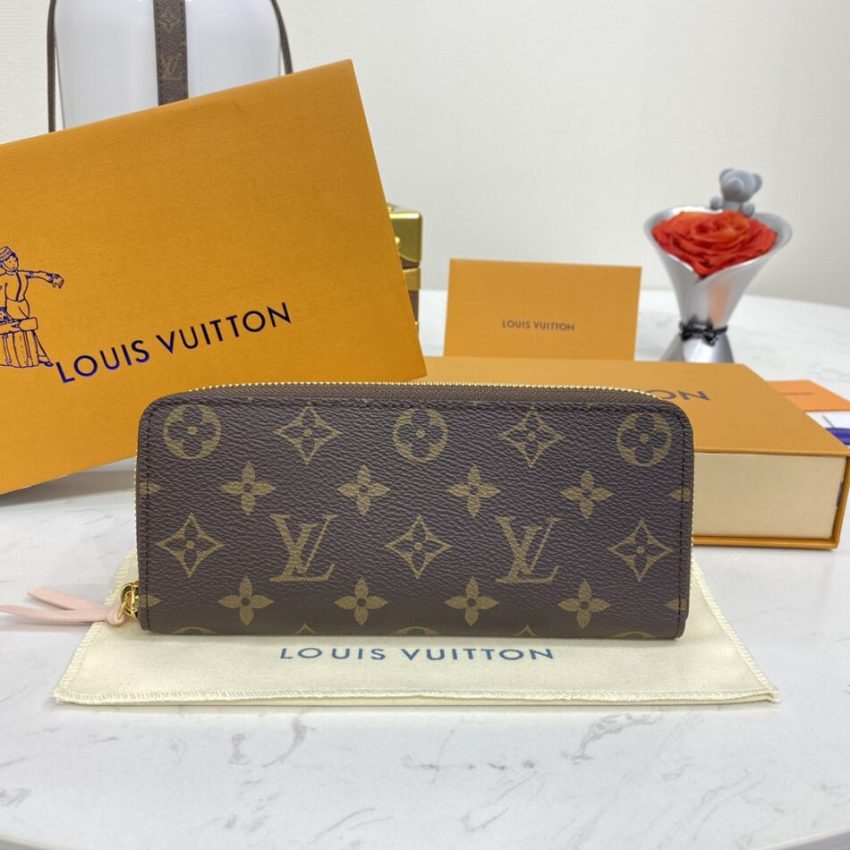 Louis Vuitton Clemence Wallet Brown