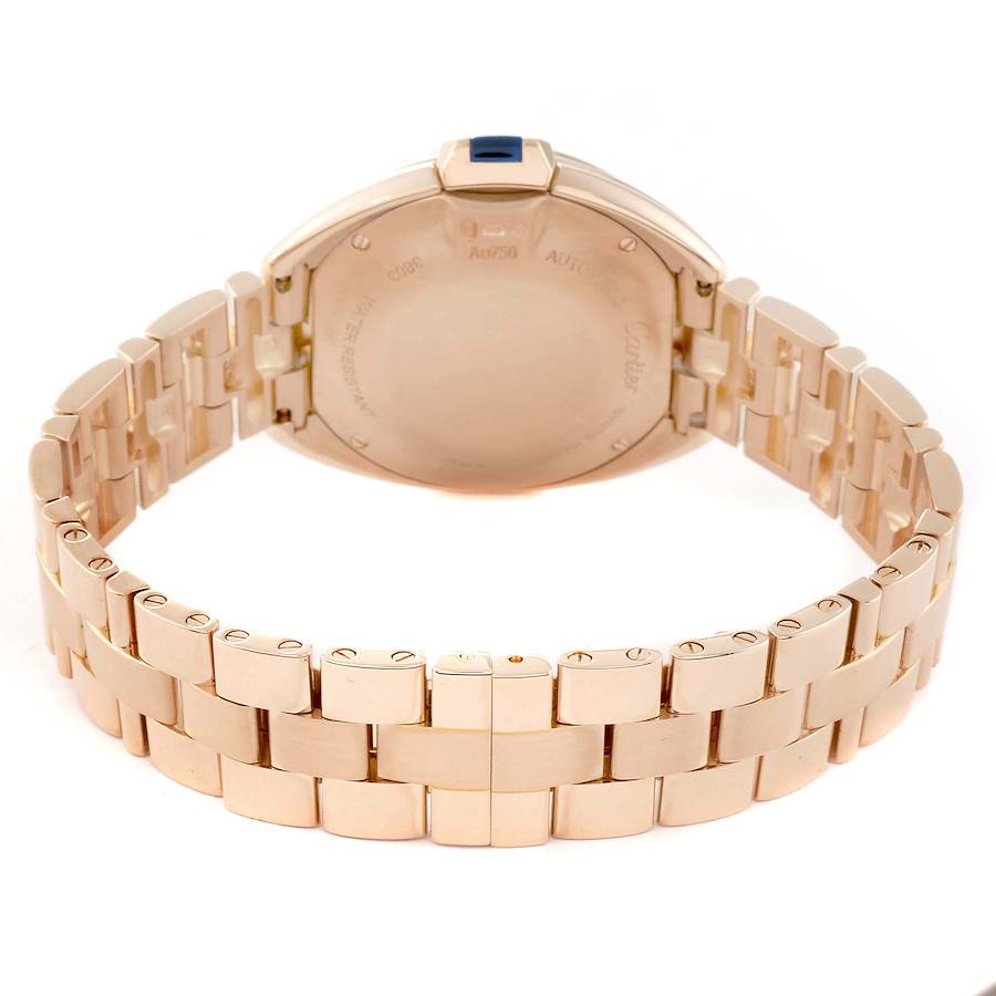 Cartier Cle Rose Gold Diamond Automatic Ladies Watch WJCL0003