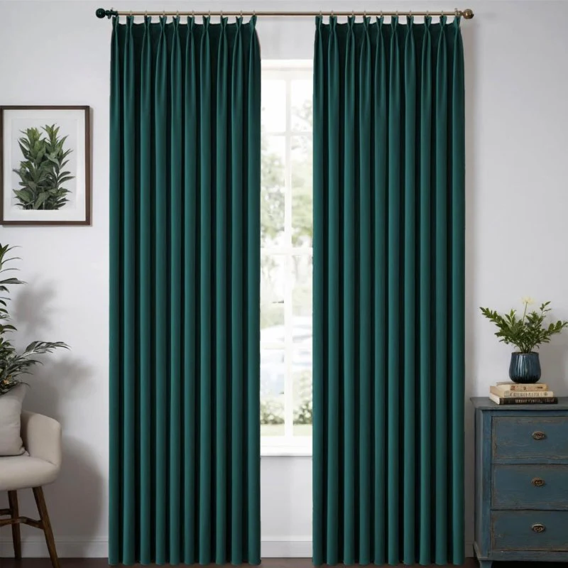 Custom Velvet Luxury Curtains  (2 Panels) - Pleated