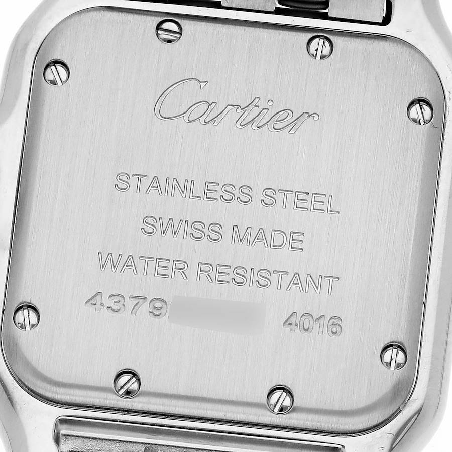 Cartier Panthere Medium Steel Diamond Bezel Ladies Watch W4PN0008