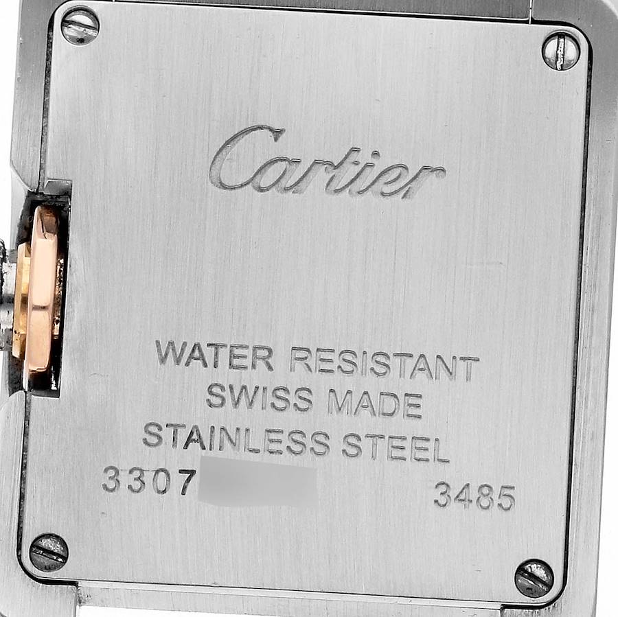 Cartier Tank Anglaise Small Steel Rose Gold Ladies Watch W5310036