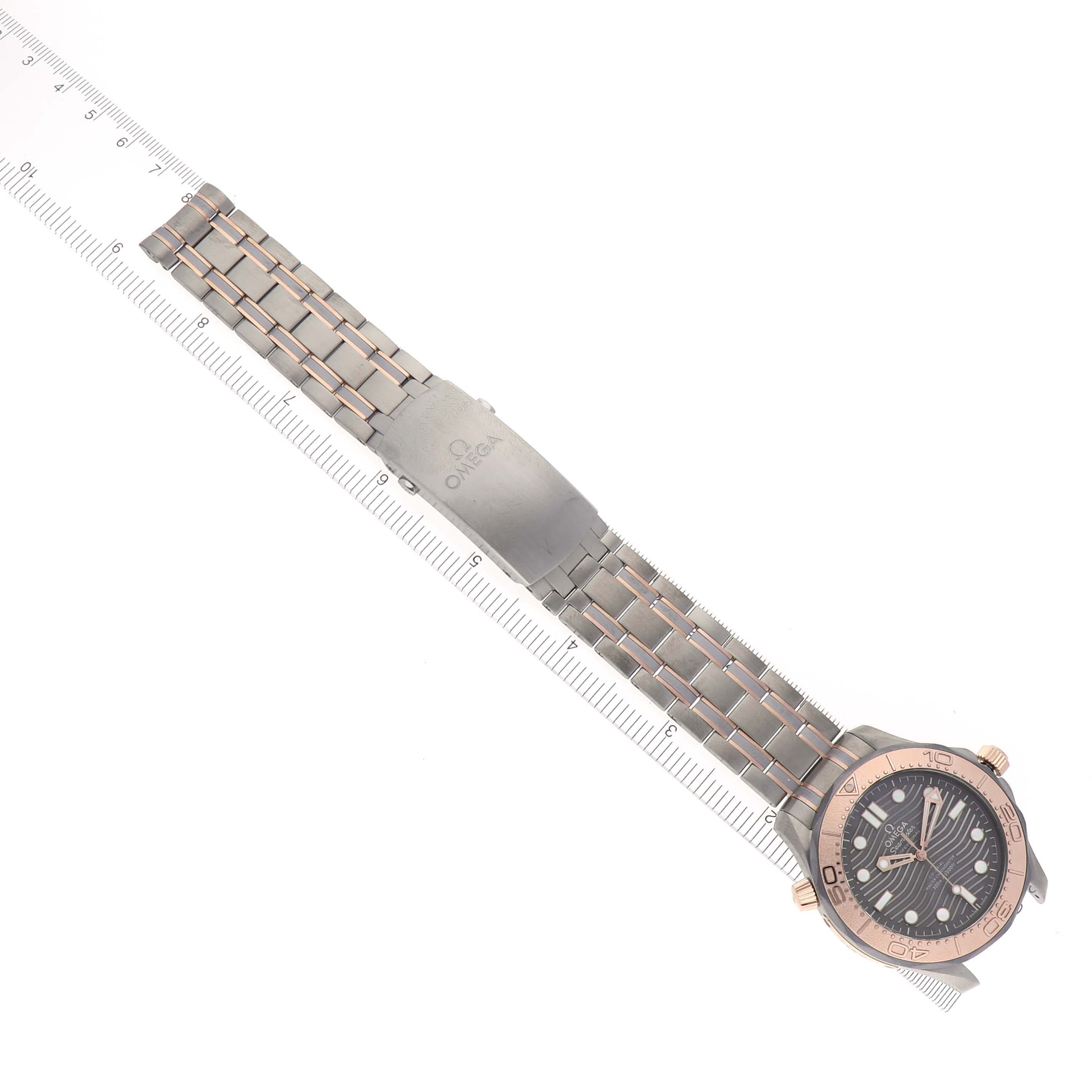 Omega Seamaster Titanium Rose Gold Mens Watch 42.0 MM 210.60.42.20.99.001