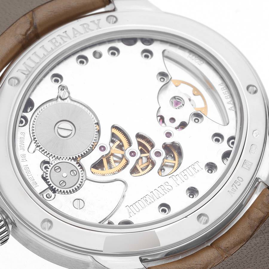 Audemars Piguet Millenary White Gold Mother Of Pearl Diamond Ladies Watch 77247BC