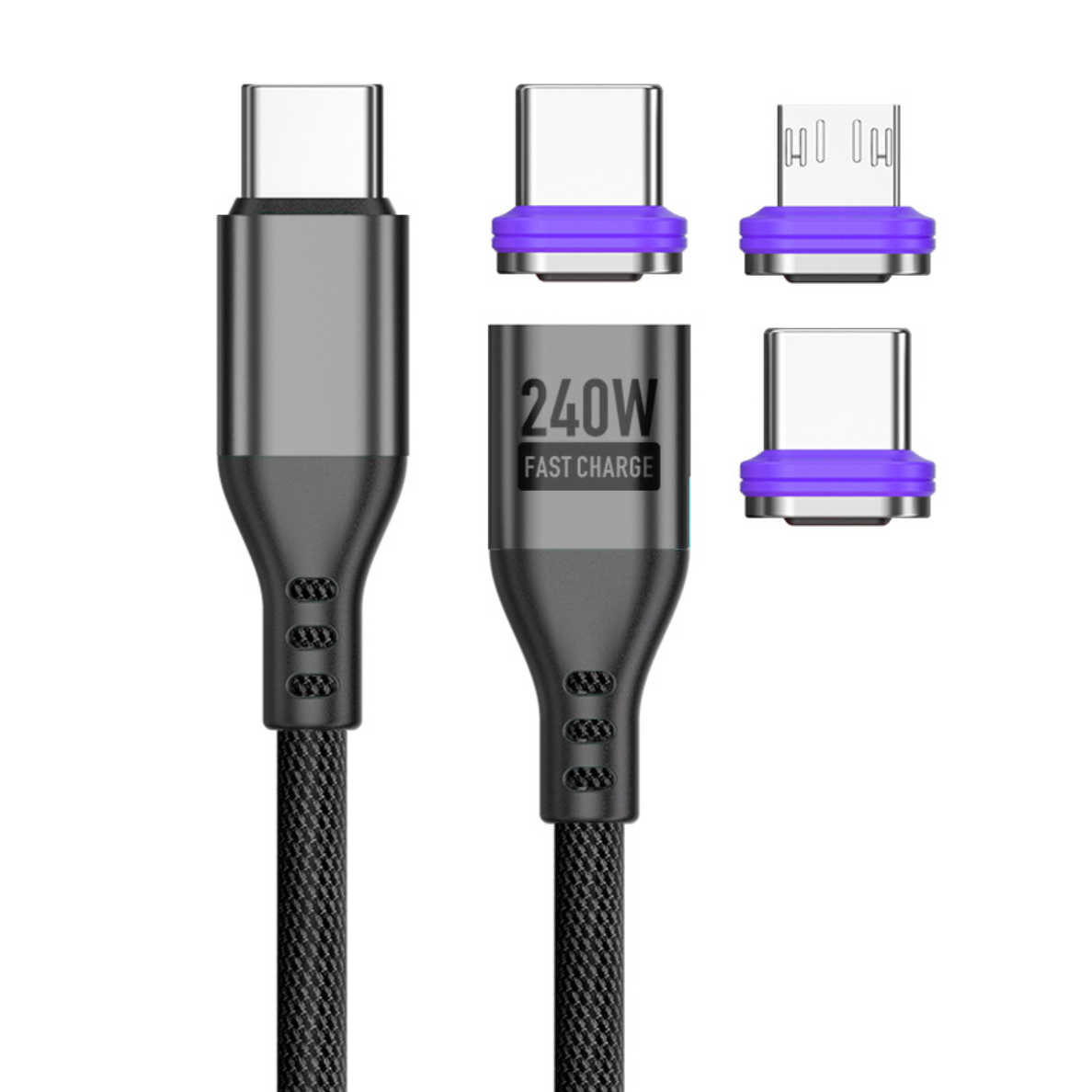 240W USB-C Fast Charging Cable PD Type-C Data Cable