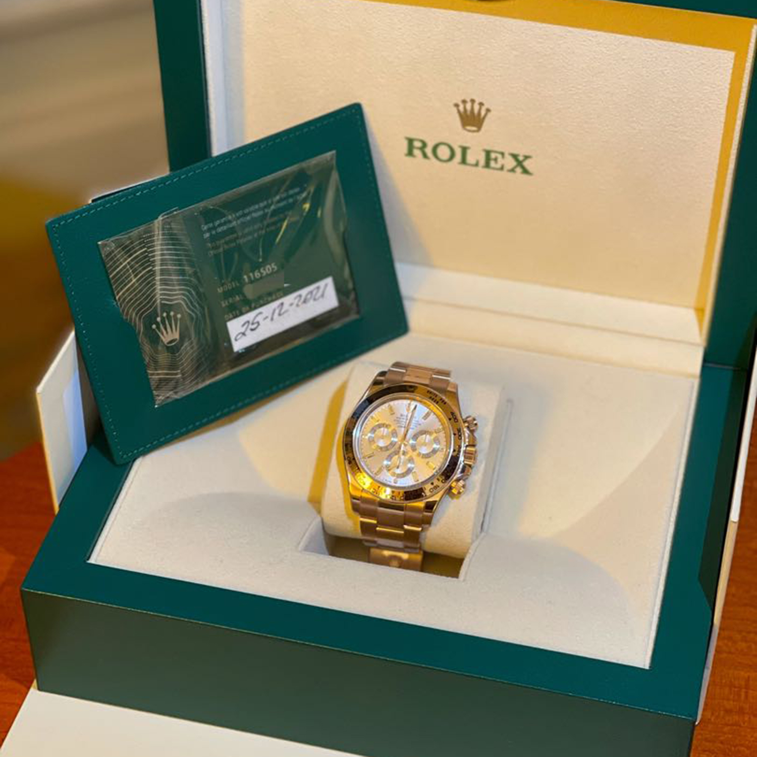 ​Rollie-The Crown Cosmograph Daytona 18ct Everose Gold 40mm 116505-0017