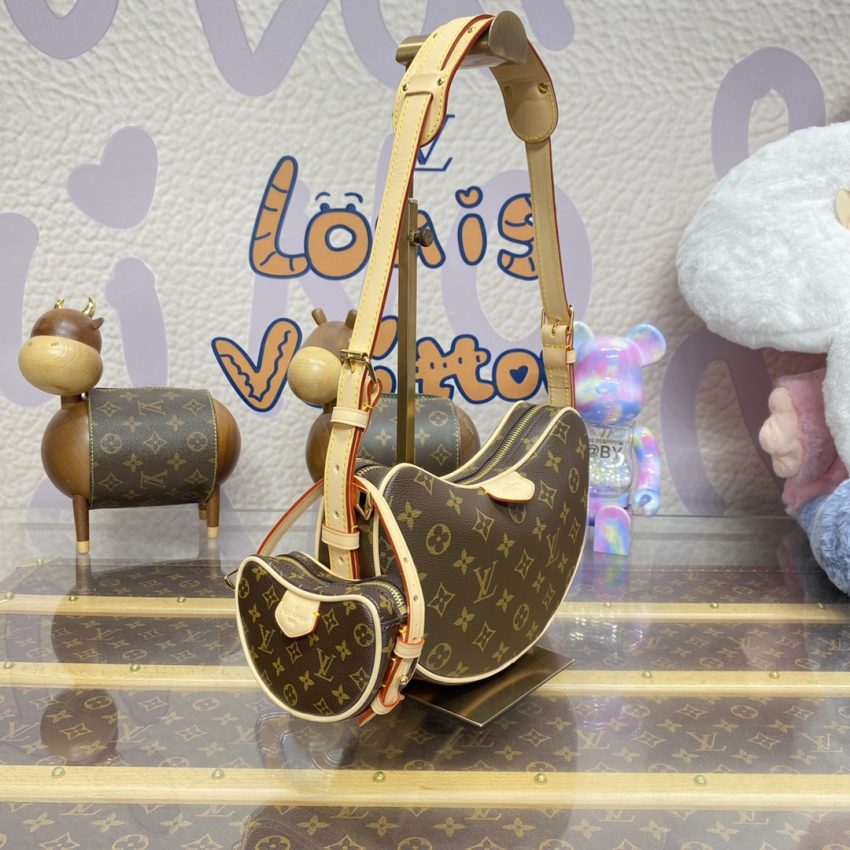 Replica Louis Vuitton Croissant Brown