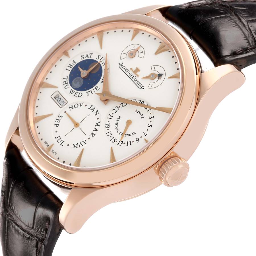 Jaeger LeCoultre Master Perpetual Calendar Rose Gold Watch 174.2.26.S Q1612520