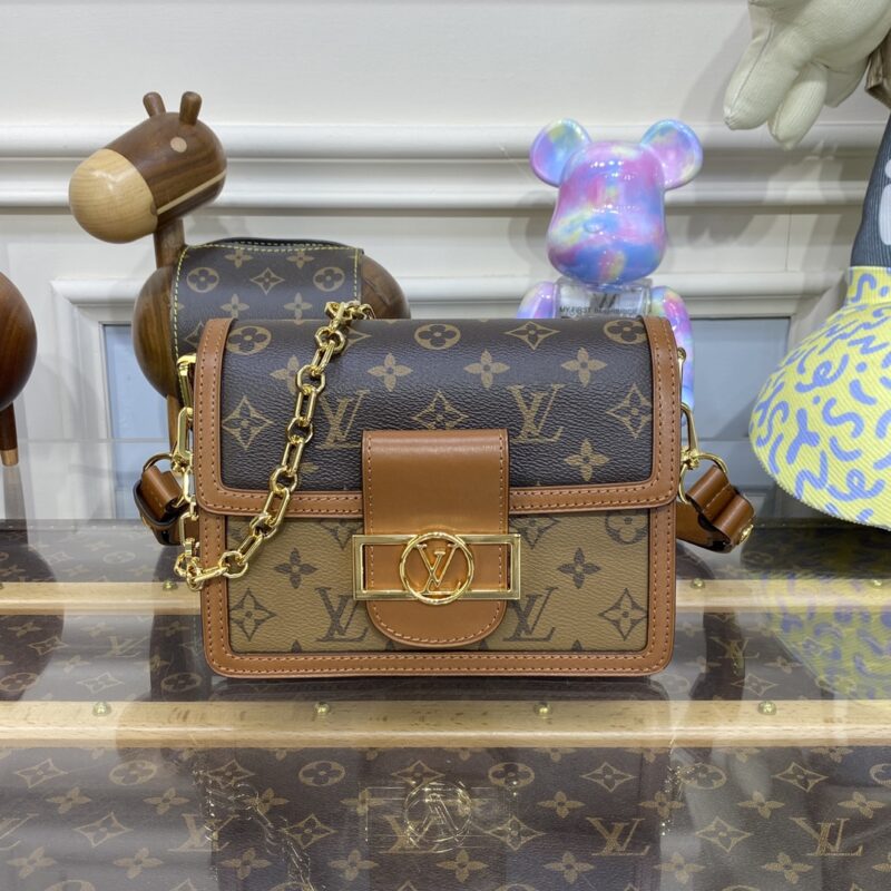 Replica Louis Vuitton Dauphine Mini Brown
