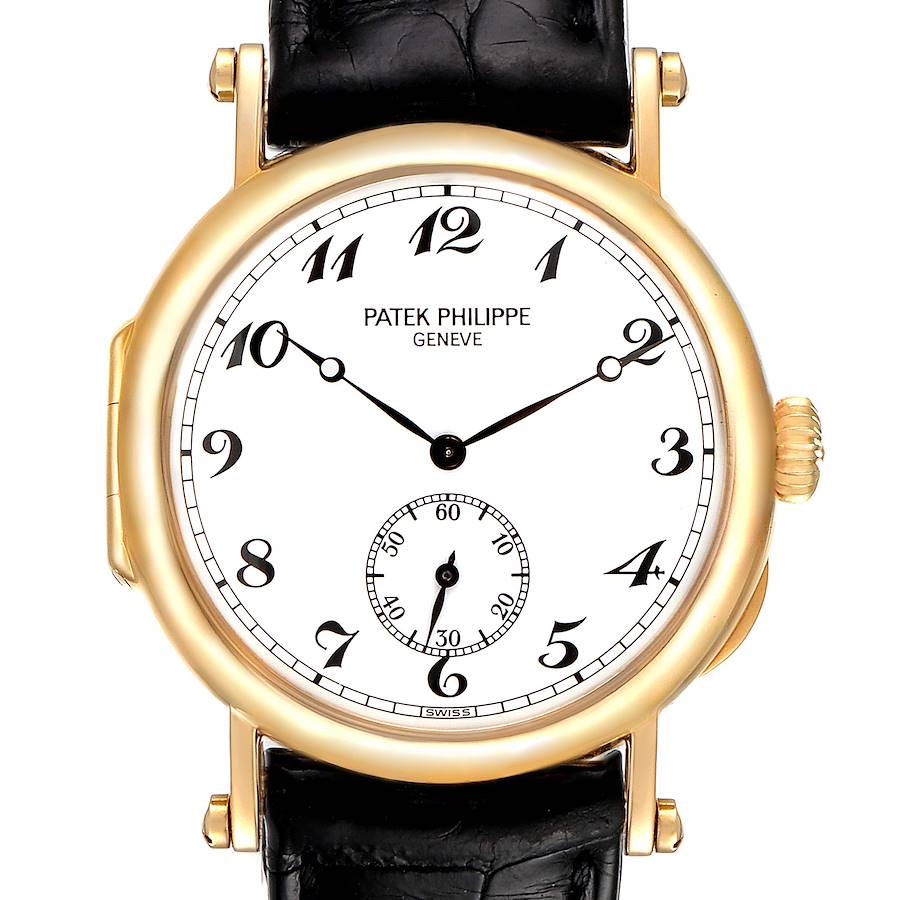 Patek Philippe Calatrava Officer Limited 150th Anniversary Yellow Gold Mens Watch 3960