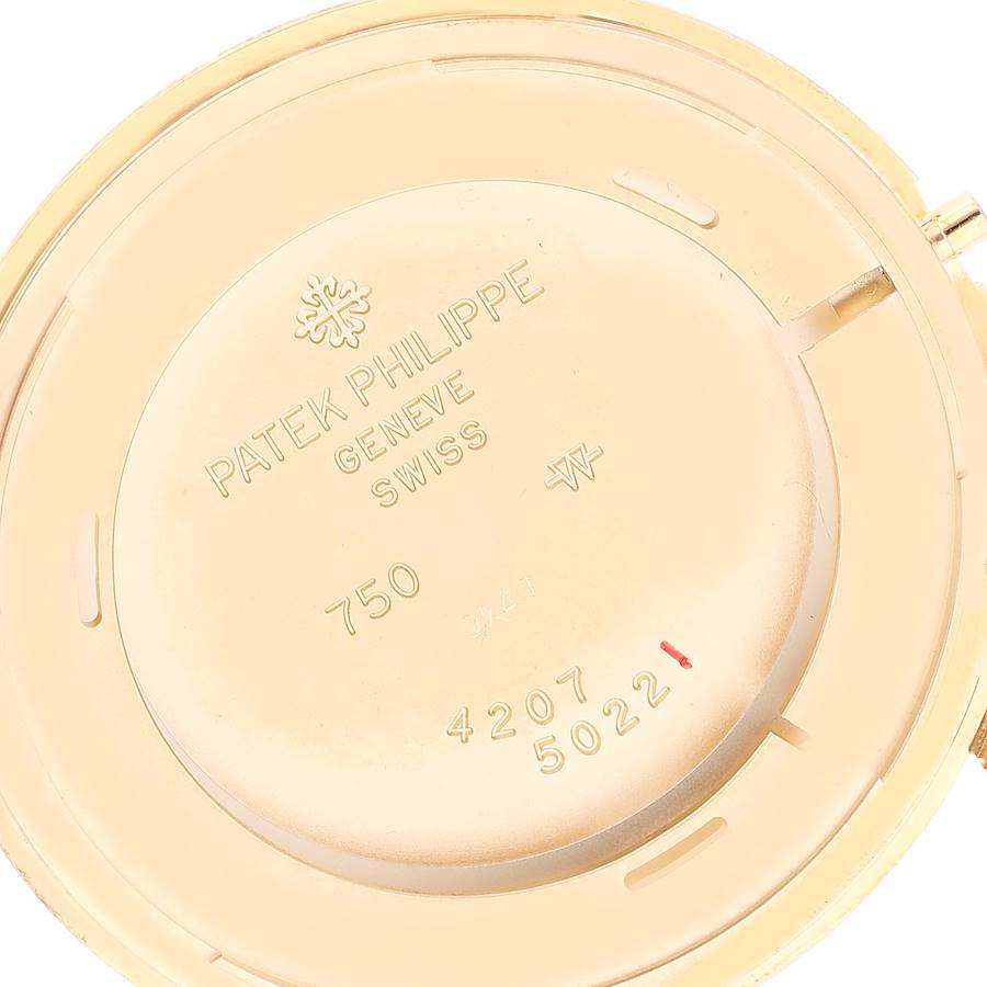 Patek Philippe Calatrava Officer Yellow Gold Mens Watch 5022