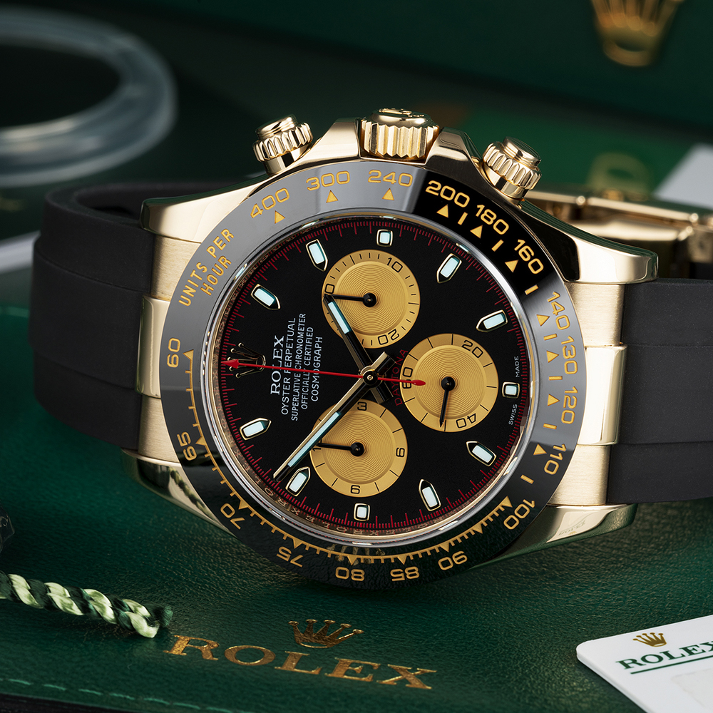 ?Big Discount-Rolex Cosmograph Daytona Gold M116518LN Series New
