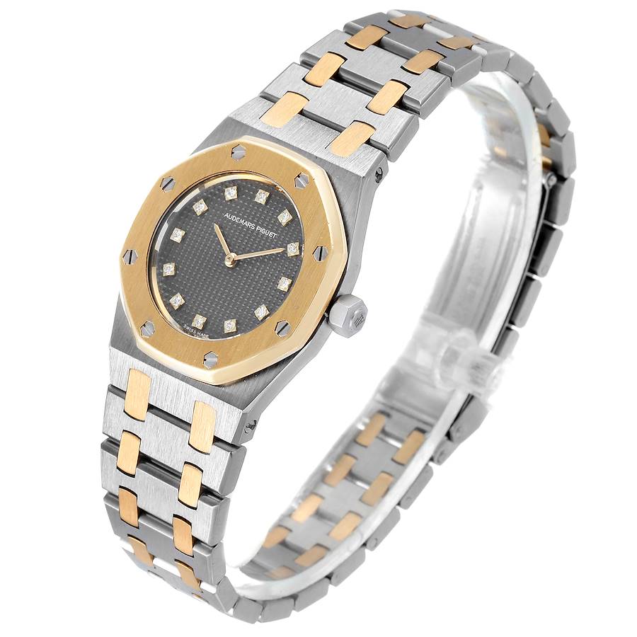 Audemars Piguet Royal Oak 26mm Diamond Steel Yellow Gold Ladies Watch